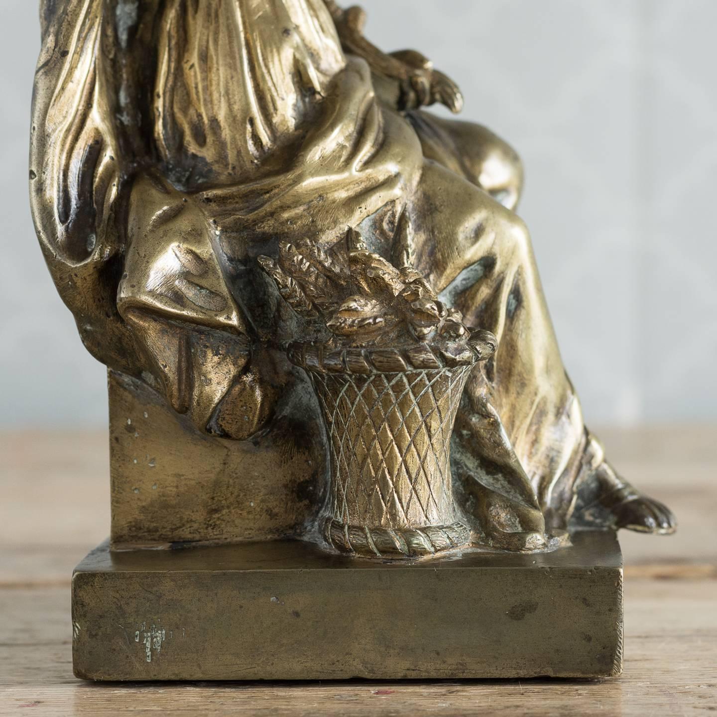 Vergoldetes Keramikmodell aus Bronze im Angebot 7