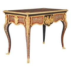 Gilt Bronze Mounted Boulle Inlaid Writing Desk