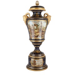 Gilt Bronze Mounted Porcelain Vase in the Manner of Sèvres