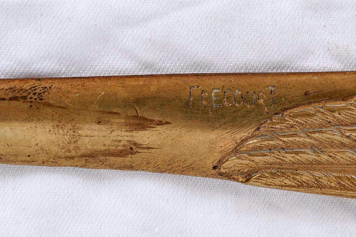 Vergoldete Bronze Scherenschnitt - Maurice Frécourt - Zeitraum: Frühes 20. Jahrhundert im Angebot 1