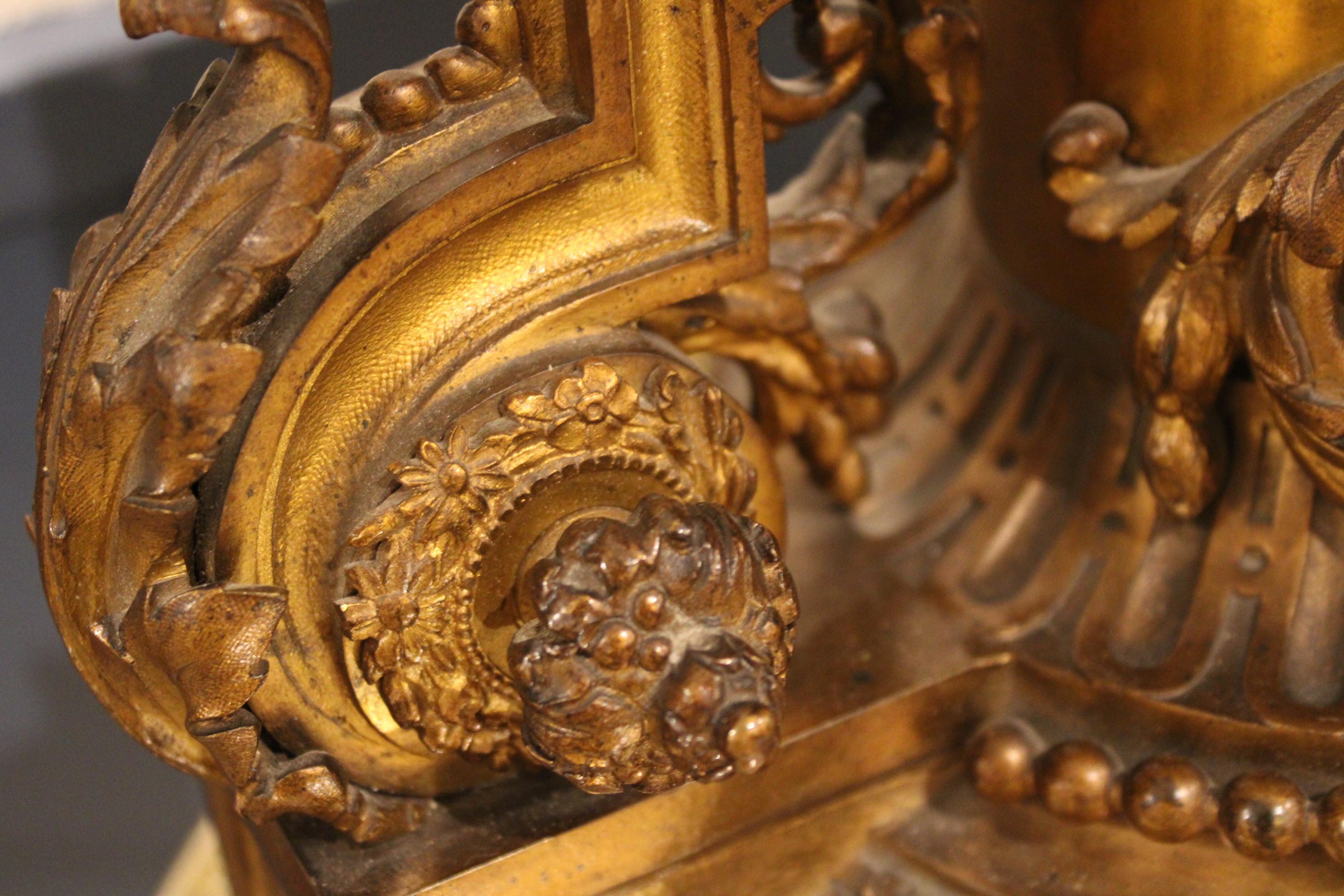 Vergoldetes Bronze-Anhänger, Frankreich, 19. Jahrhundert im Angebot 10