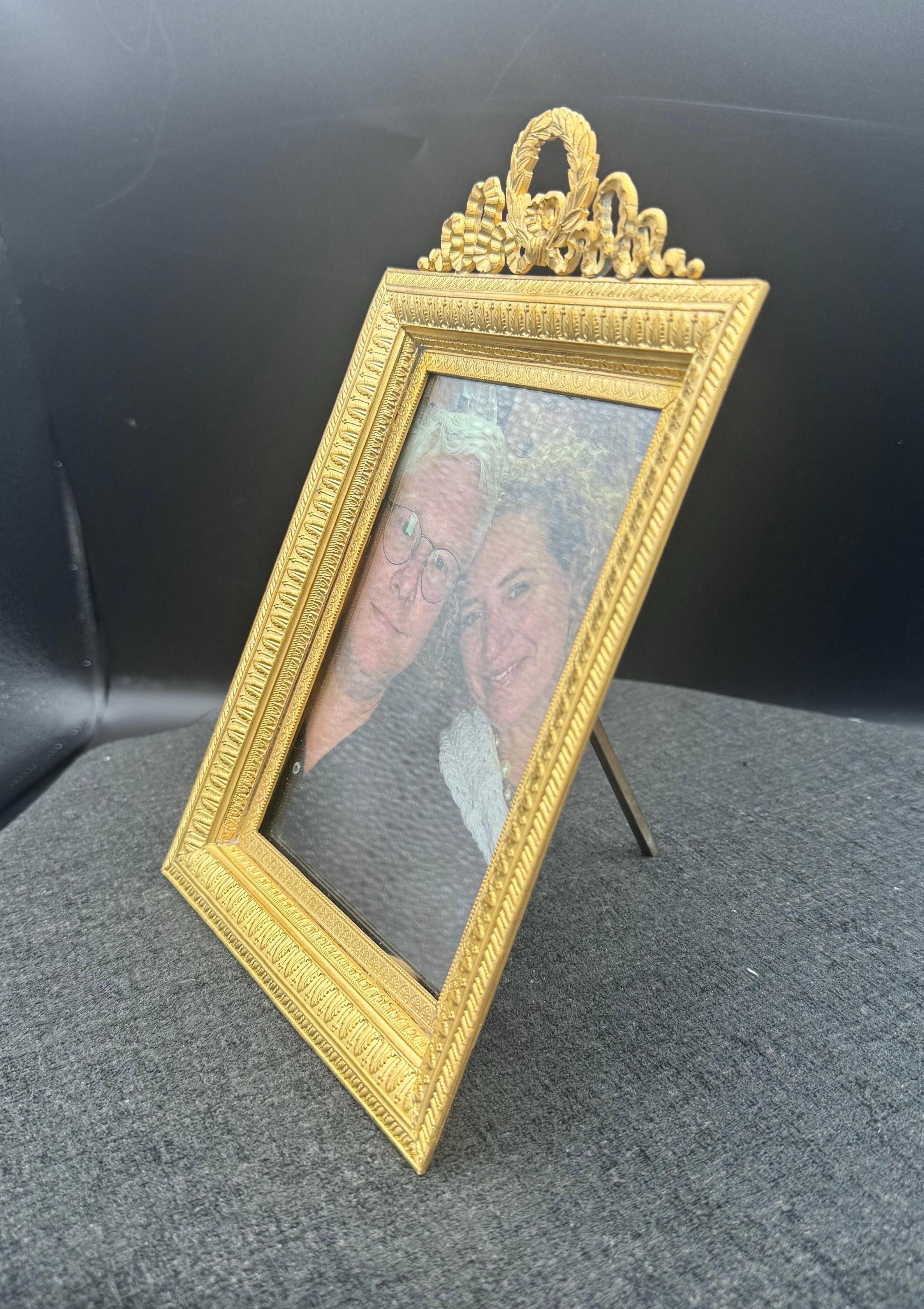 French Gilt-Bronze Picture Frame