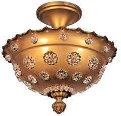 Gilt Bronze Plaffonier