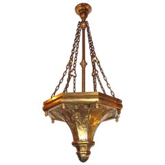 Gilt Bronze Plaffonnier