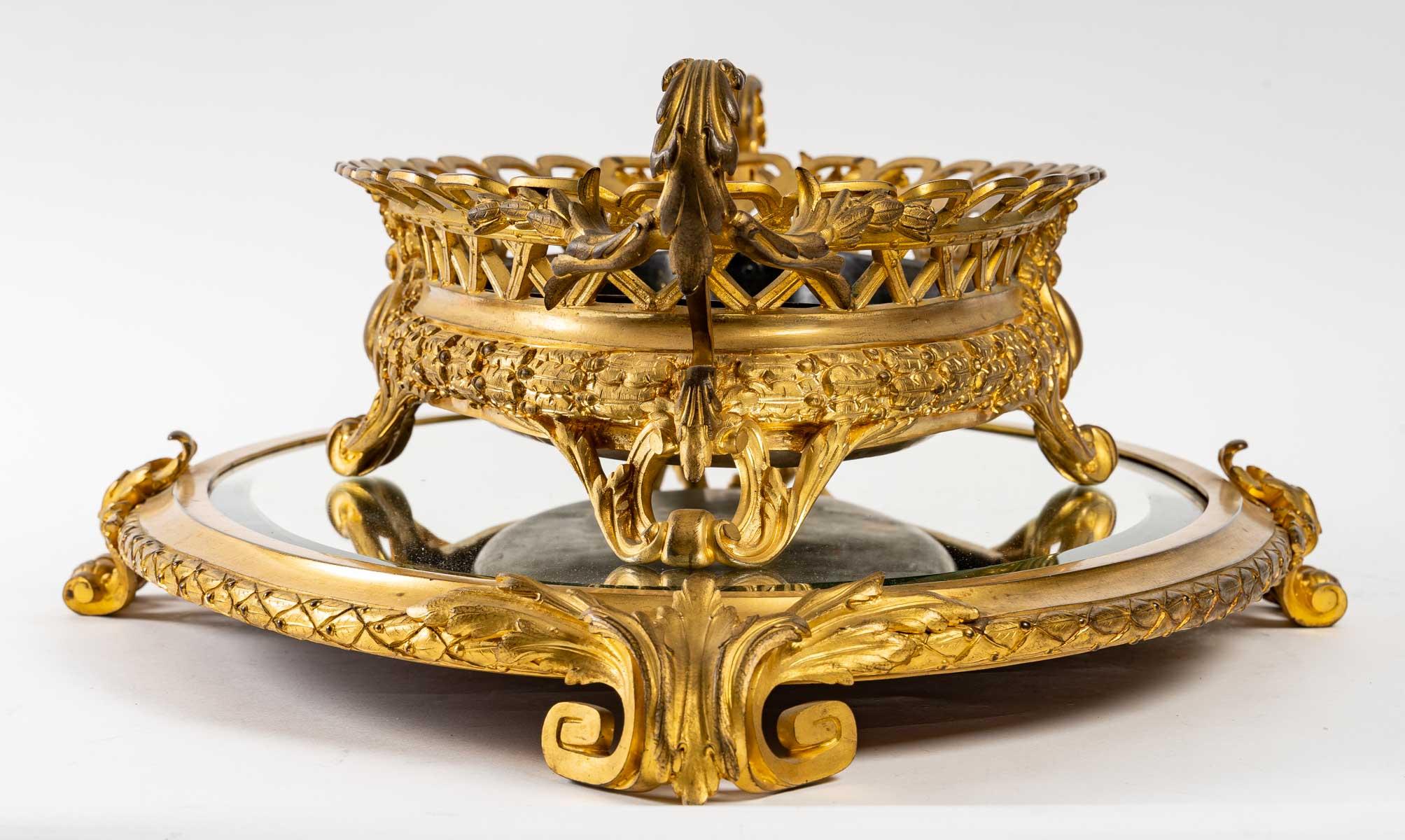 Gilt Bronze Planter and Centrepiece 4