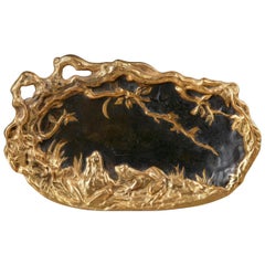 Gilt Bronze Pocket Holder Art Nouveau, 19th Century