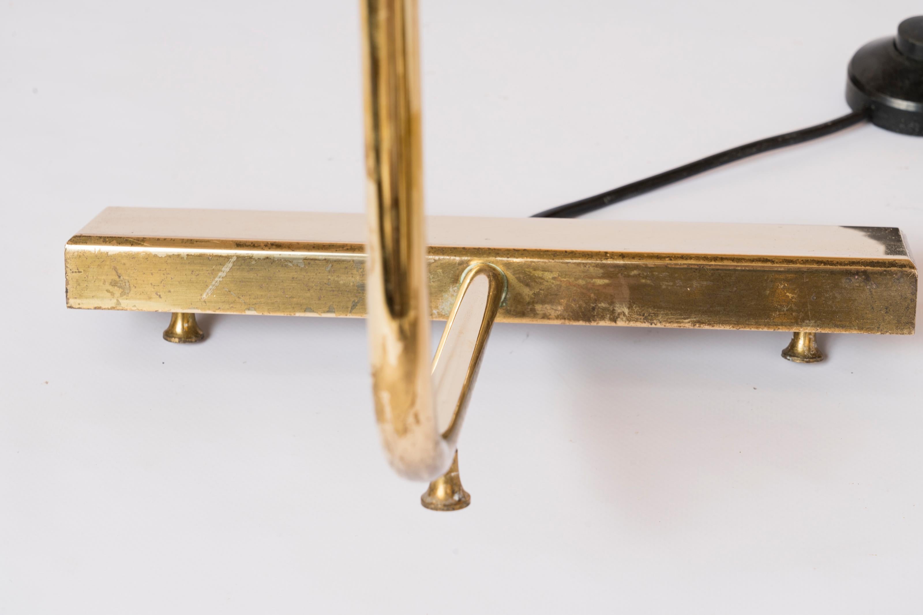 Lampe de lecture en bronze doré att. Cedric Hartman, États-Unis, années 1970 en vente 4