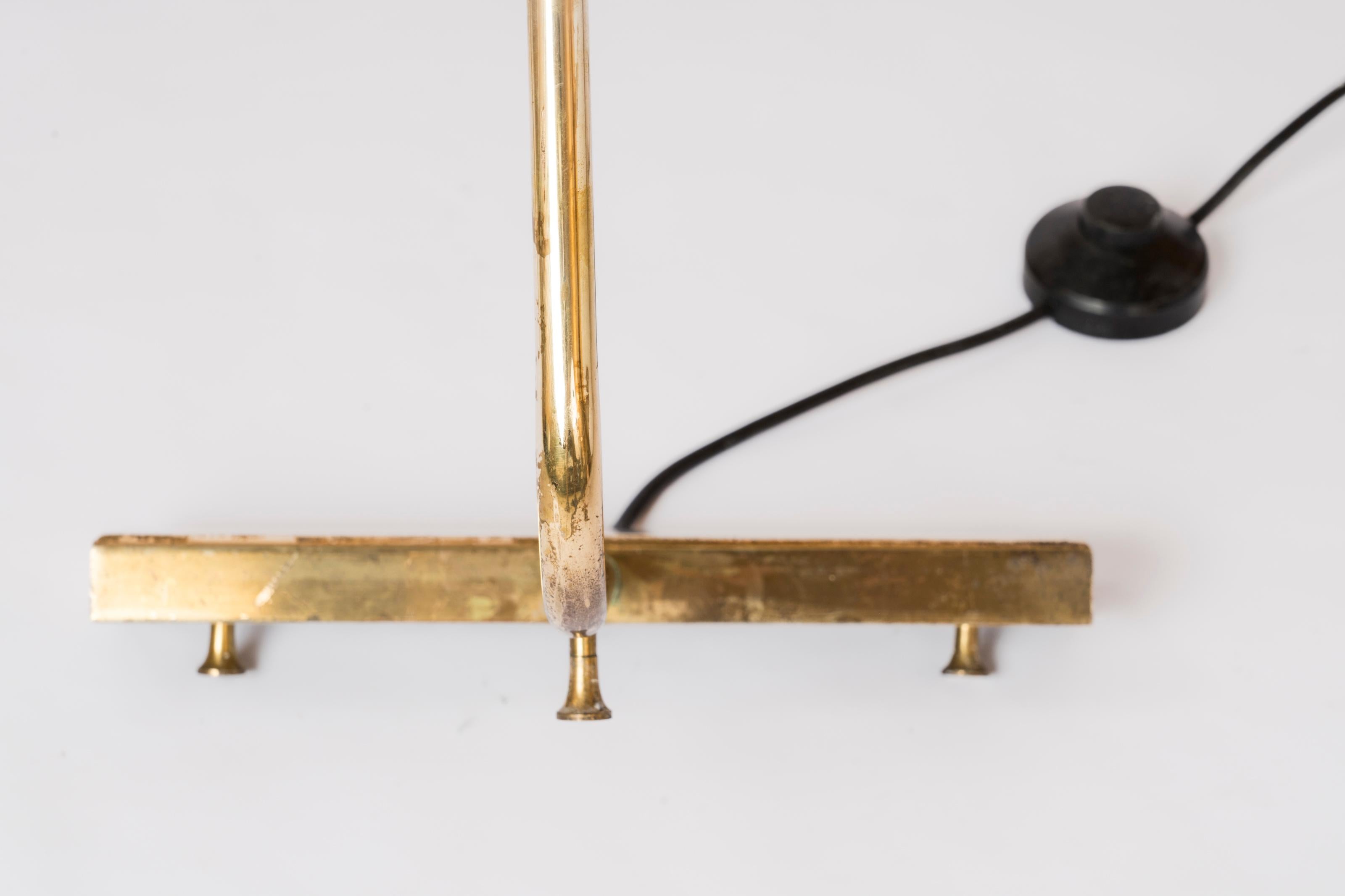 Gilt Bronze Reading Lamp att. Cedric Hartman - USA 1970's For Sale 2