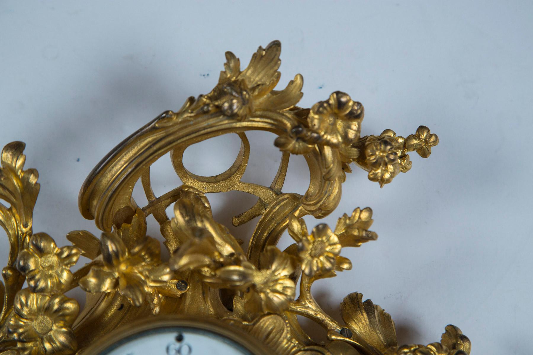 rococo wall clock