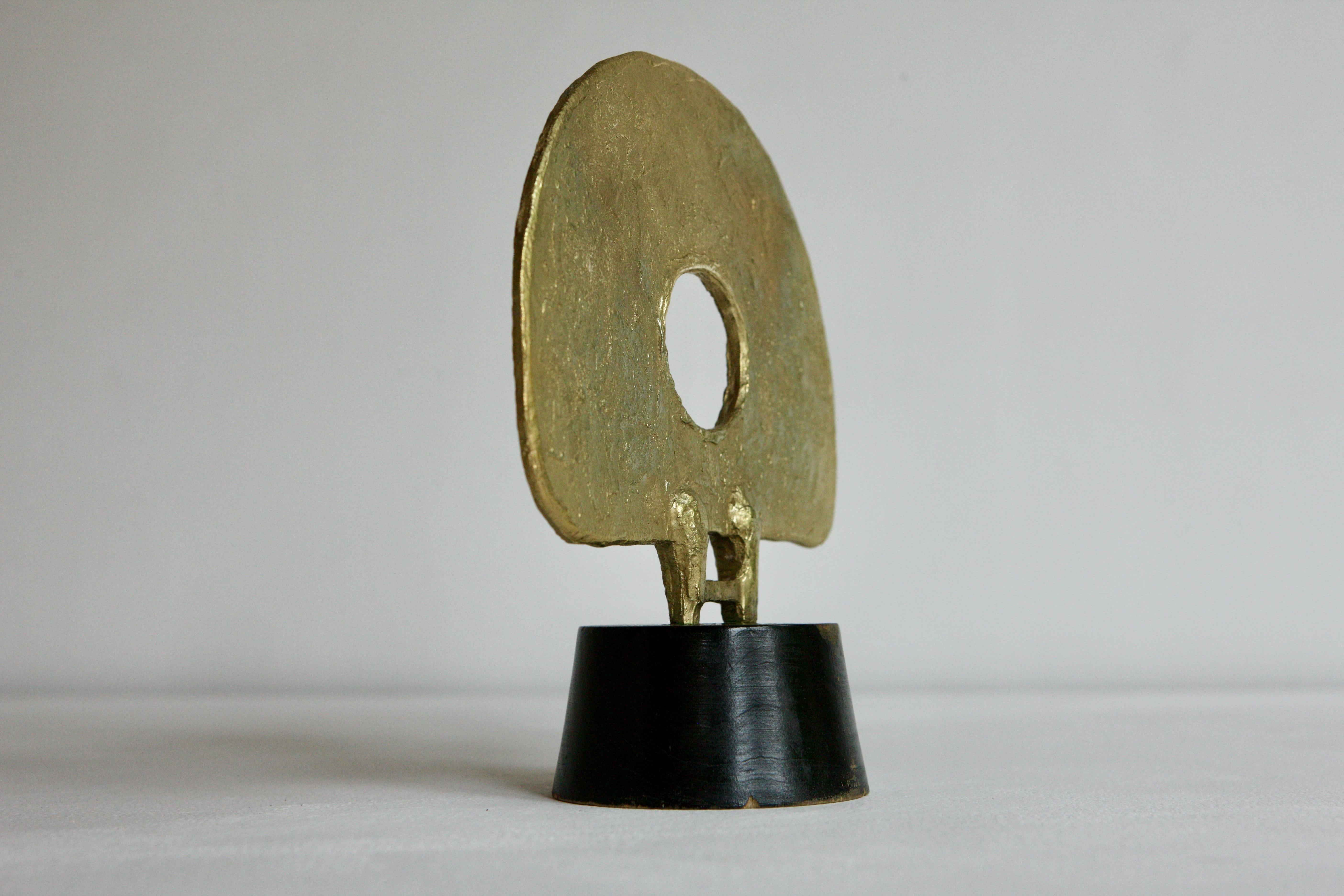 Late 20th Century Gilt Bronze Sculpture For Sale