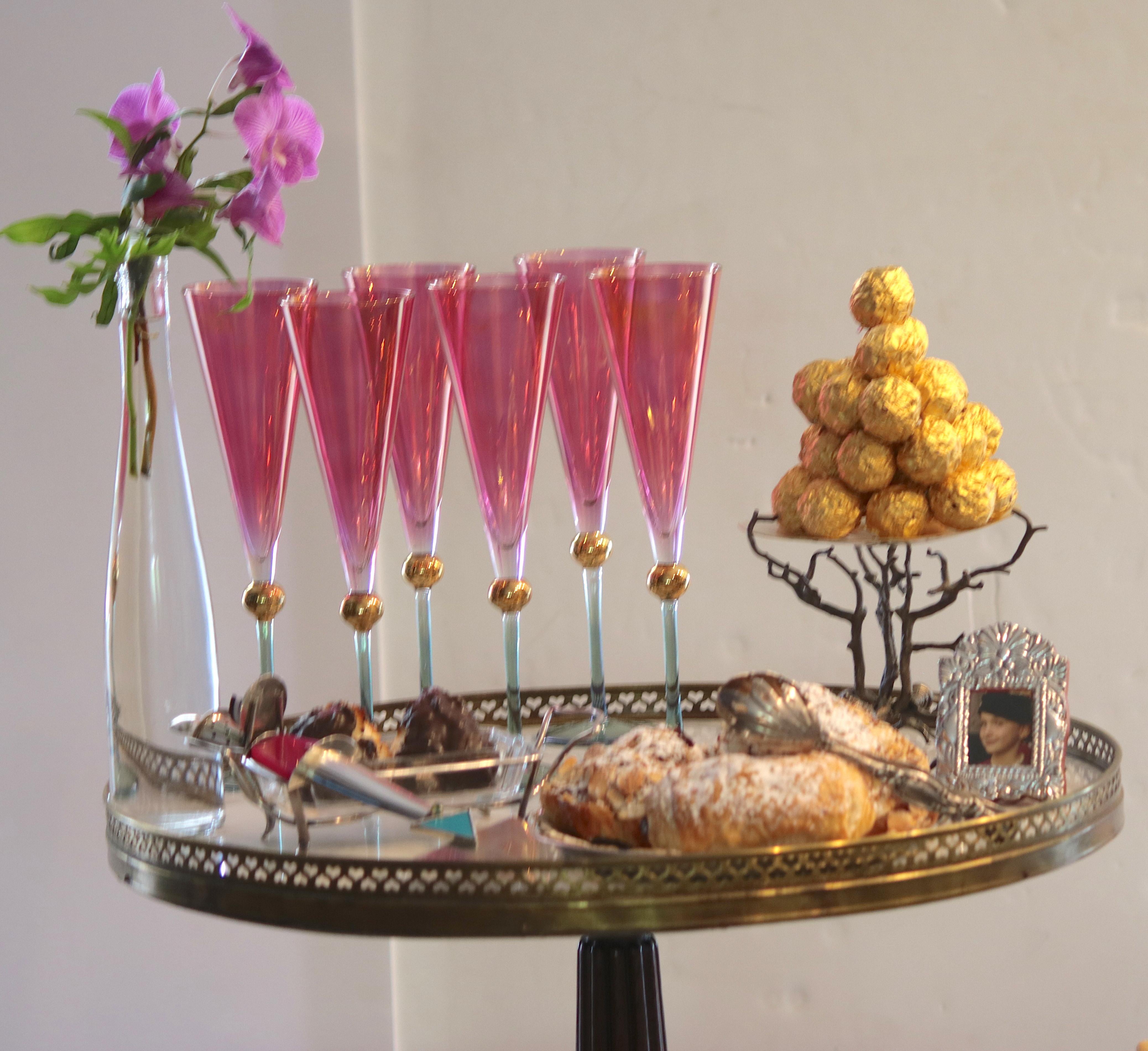 Gilt Bronze Swiveling Dessert Table Dumb Waiter -19th Century with Provenance 7