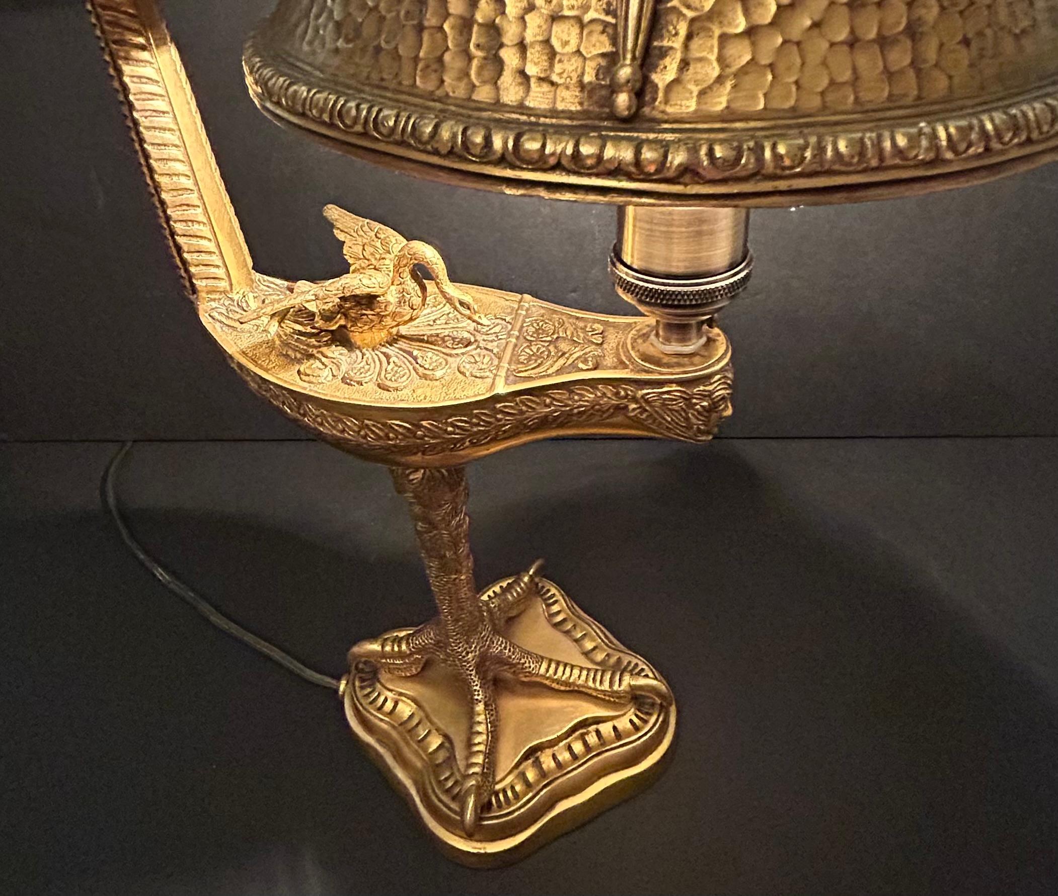 Gilt Bronze Table Lamp, 19th Century For Sale 6