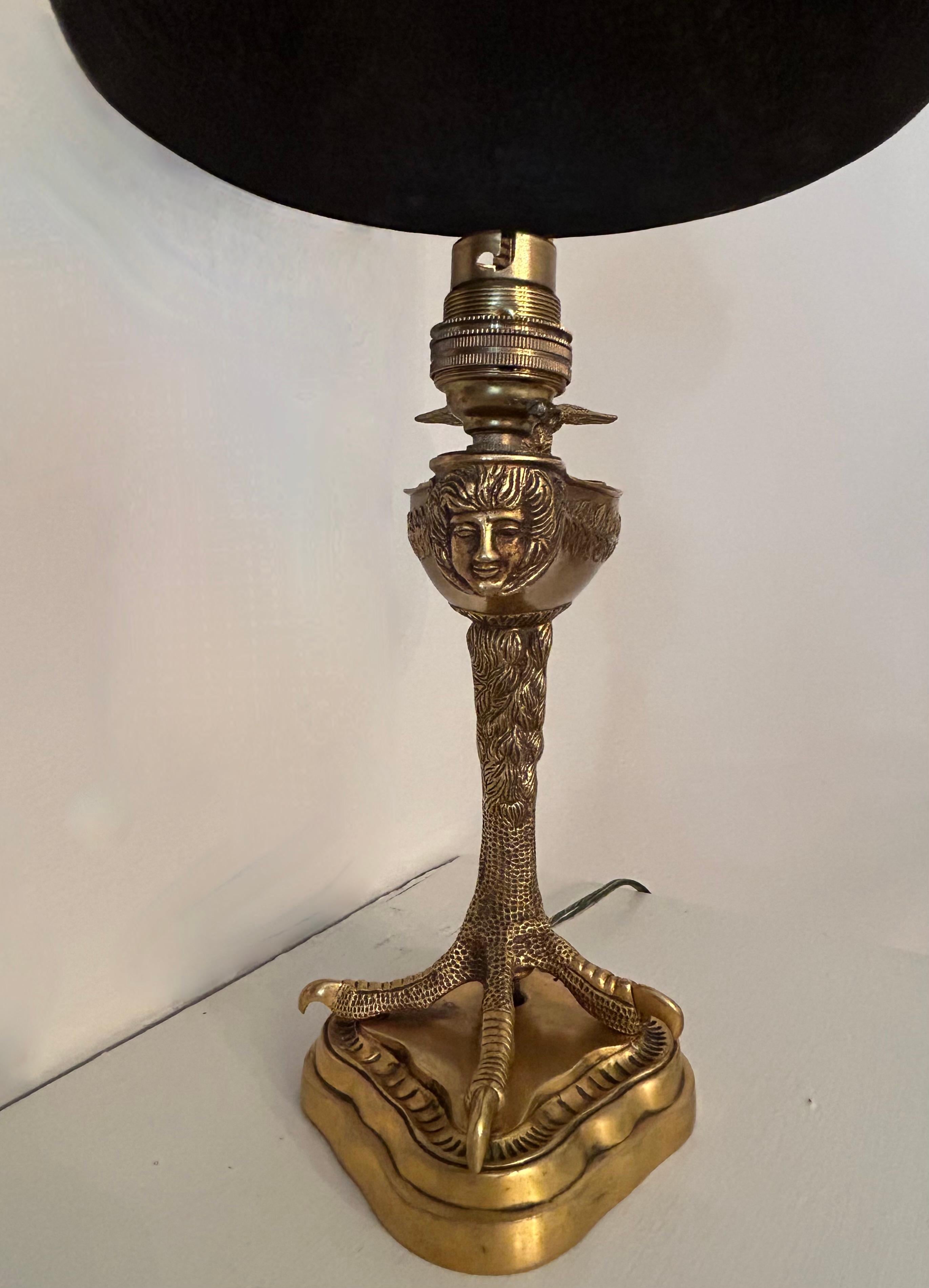 Gilt Bronze Table Lamp, 19th Century For Sale 9