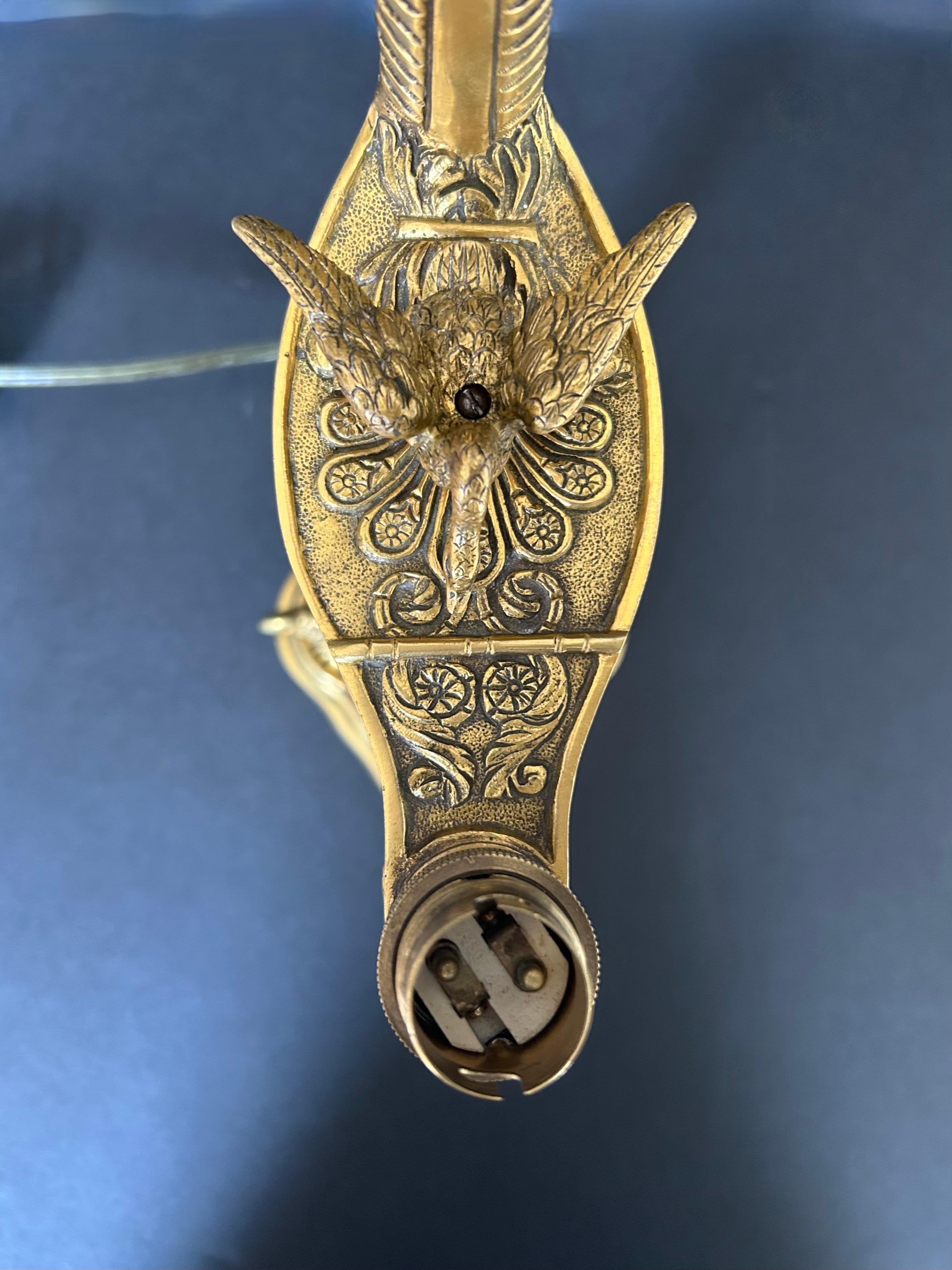 Gilt Bronze Table Lamp, 19th Century For Sale 11