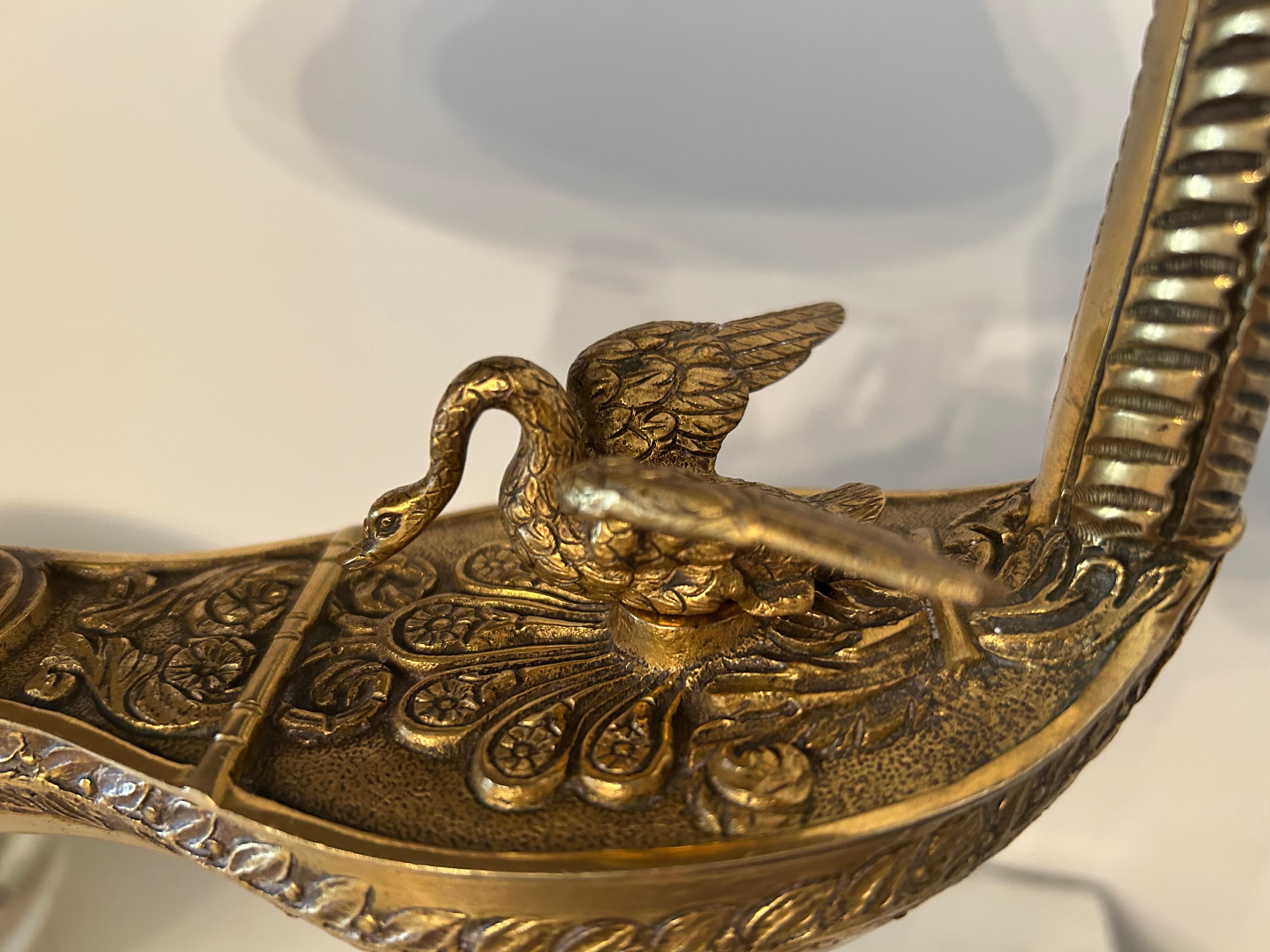 Gilt Bronze Table Lamp, 19th Century For Sale 13