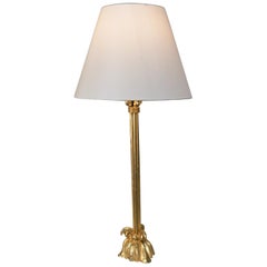 Gilt Bronze Table Lamp in the Style of Pierre Casenove for Fondica