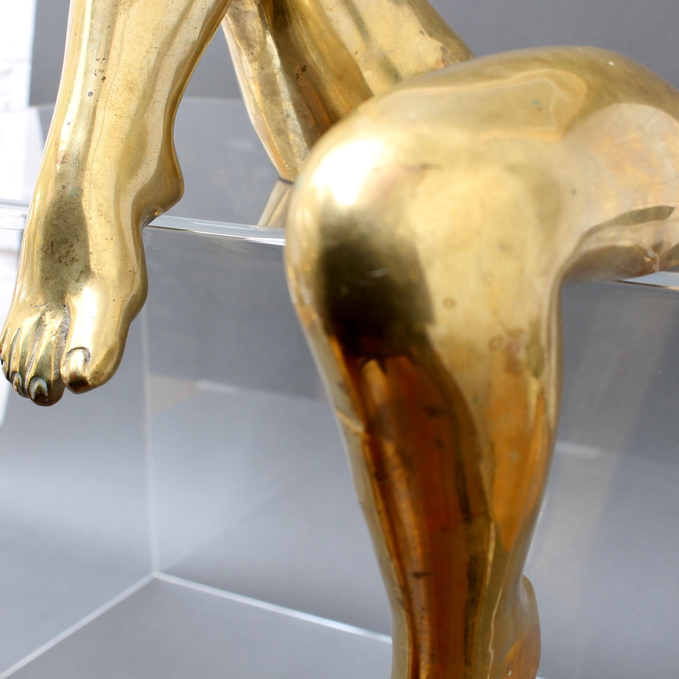 Late 20th Century Gilt Bronze Table Leg Sculptures by Pietrina Checcacci, 'circa 1970s'