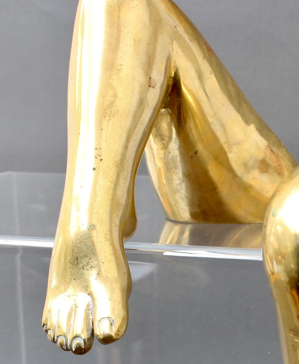 Gilt Bronze Table Leg Sculptures by Pietrina Checcacci, 'circa 1970s' 2