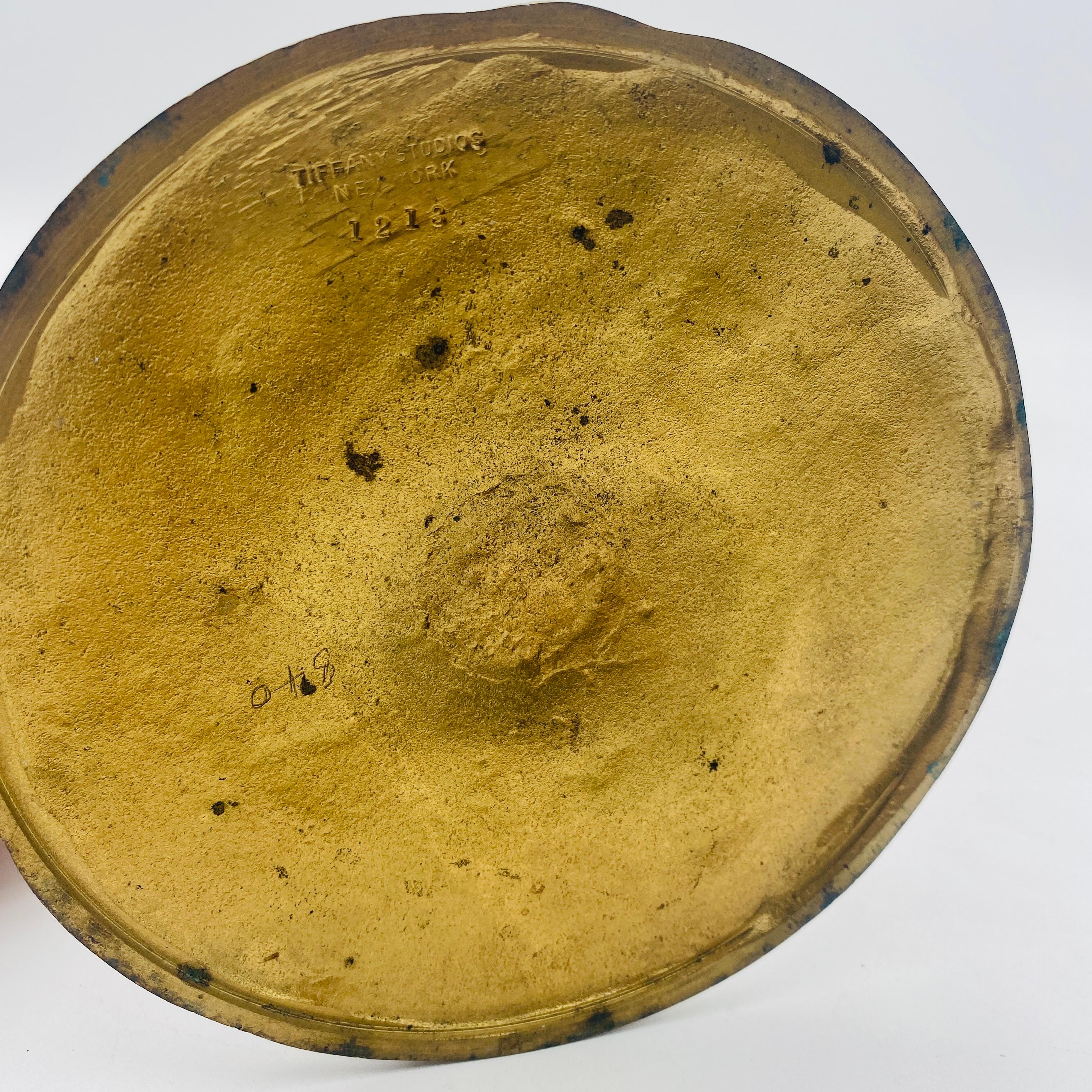 Hand-Crafted Gilt Bronze Tiffany 