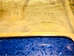 Gilt Bronze Torches in Quiver Form Mounted as Appliqués Signed P. E. Guerin