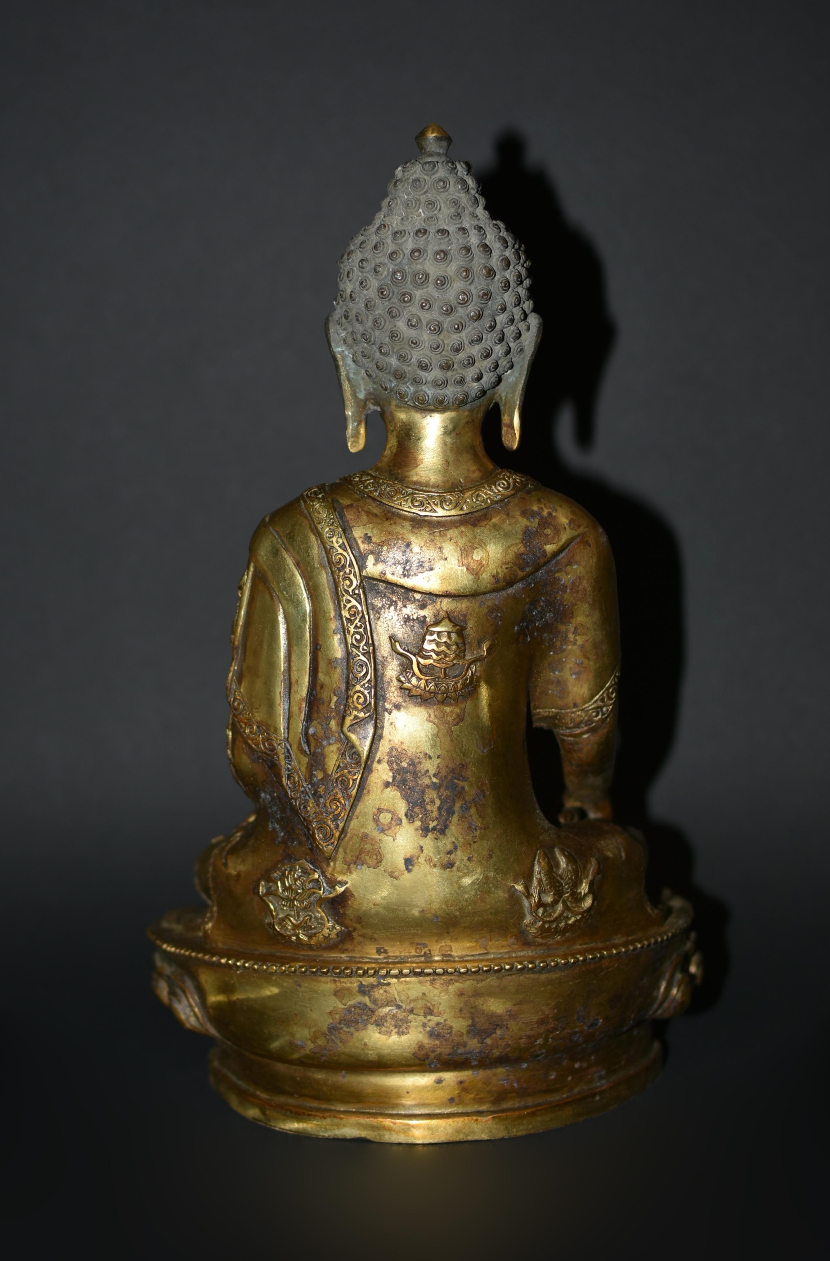Gilt Bronze Young Buddha Shakyamuni Statue 8