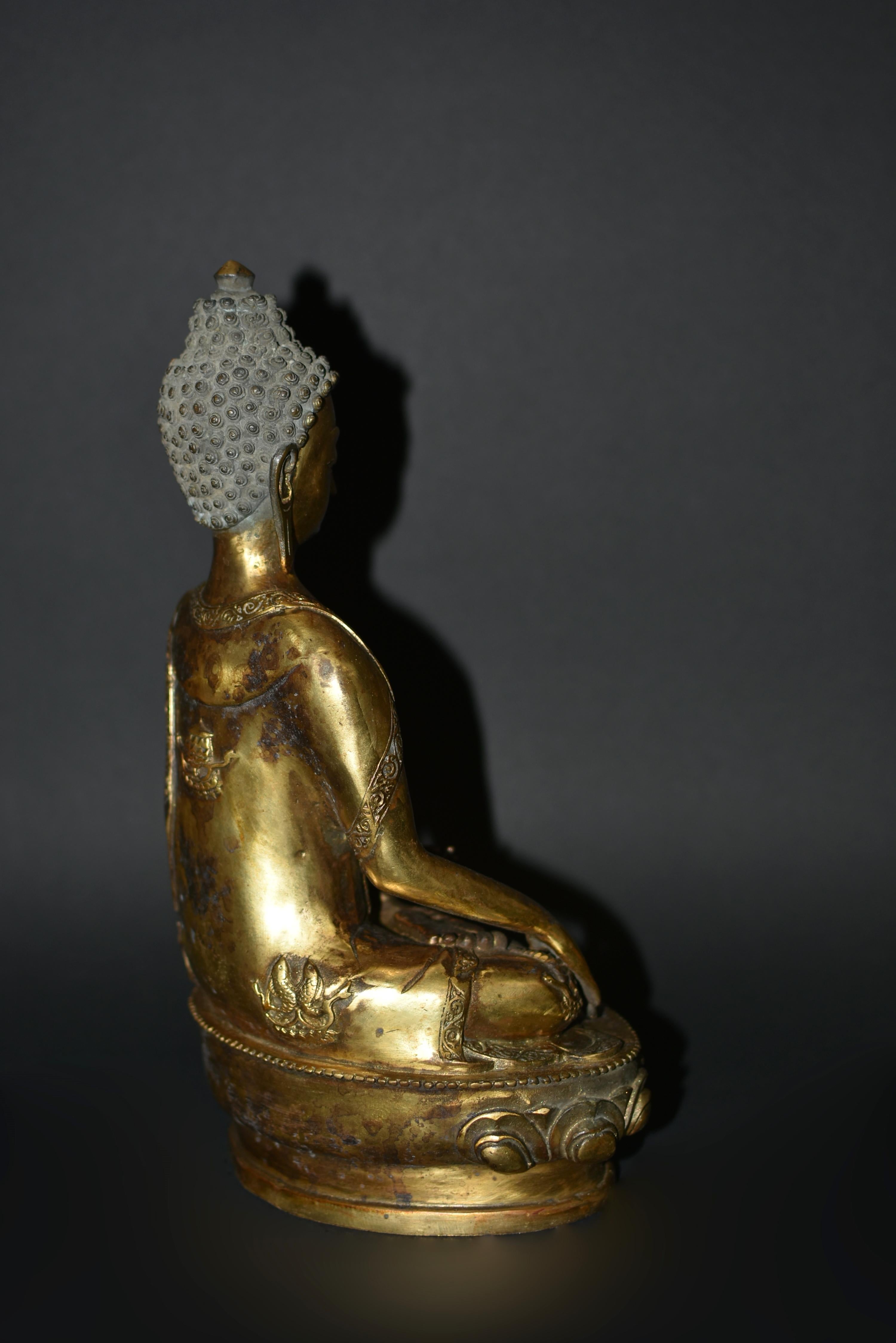 Gilt Bronze Young Buddha Shakyamuni Statue 10
