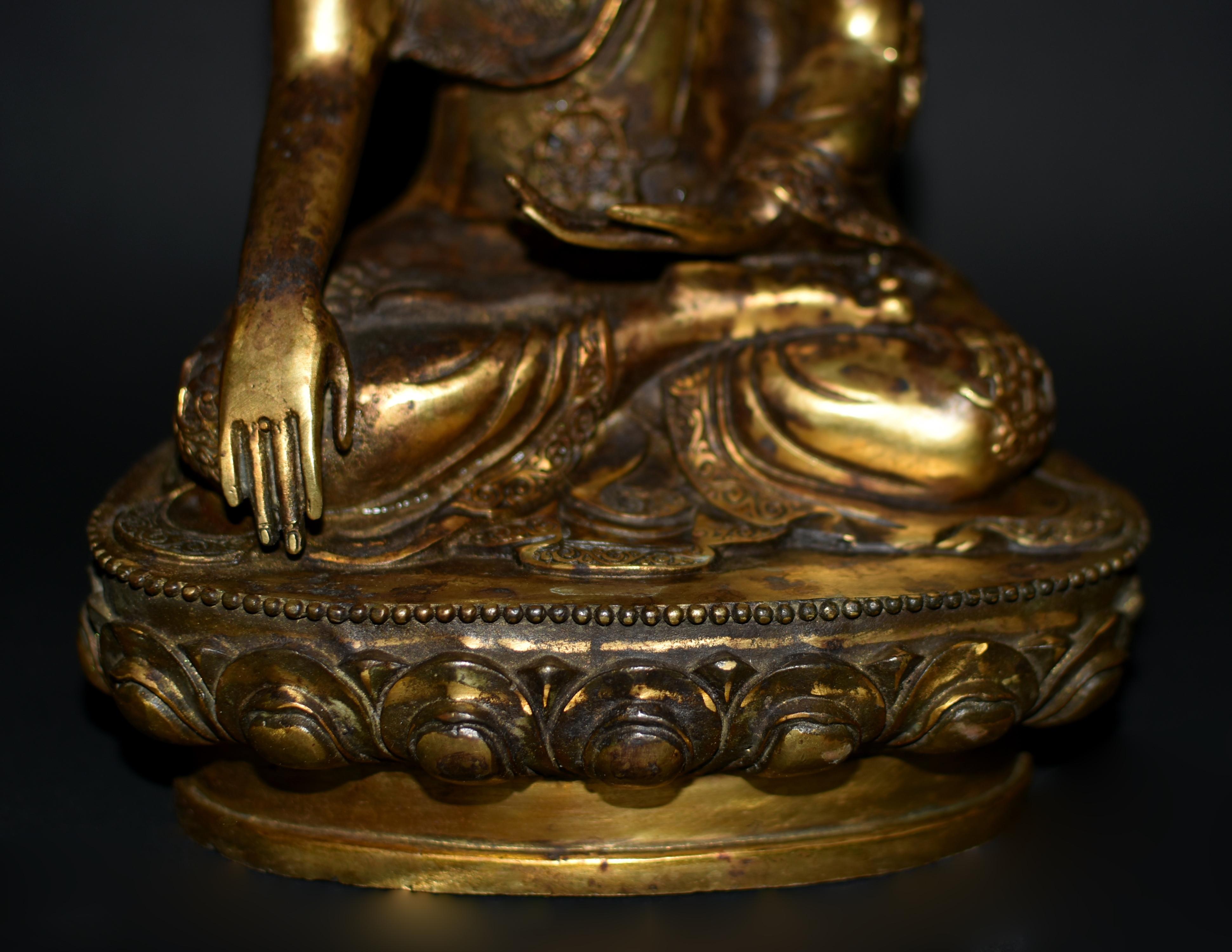 Gilt Bronze Young Buddha Shakyamuni Statue 2