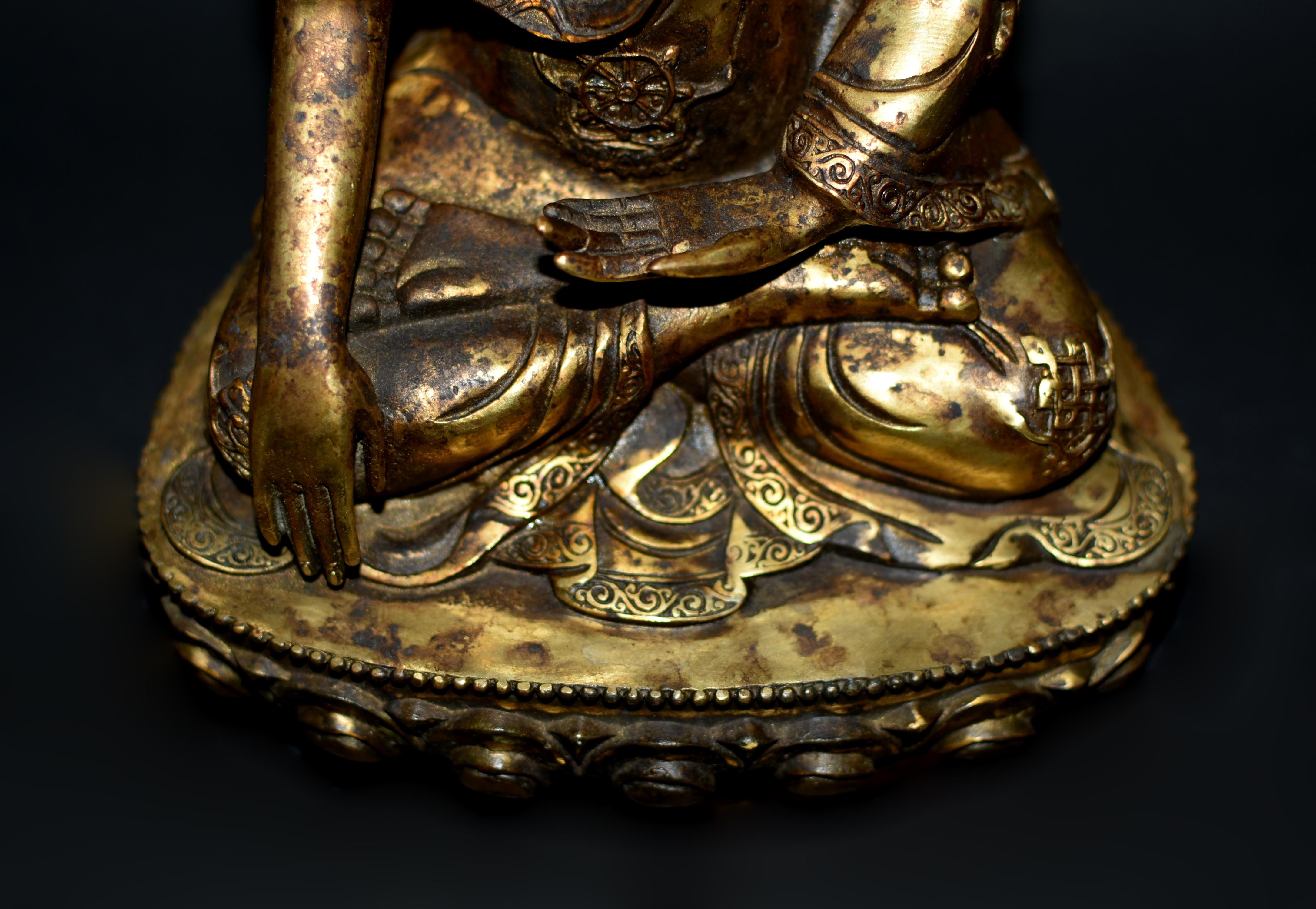 Gilt Bronze Young Buddha Shakyamuni Statue 3