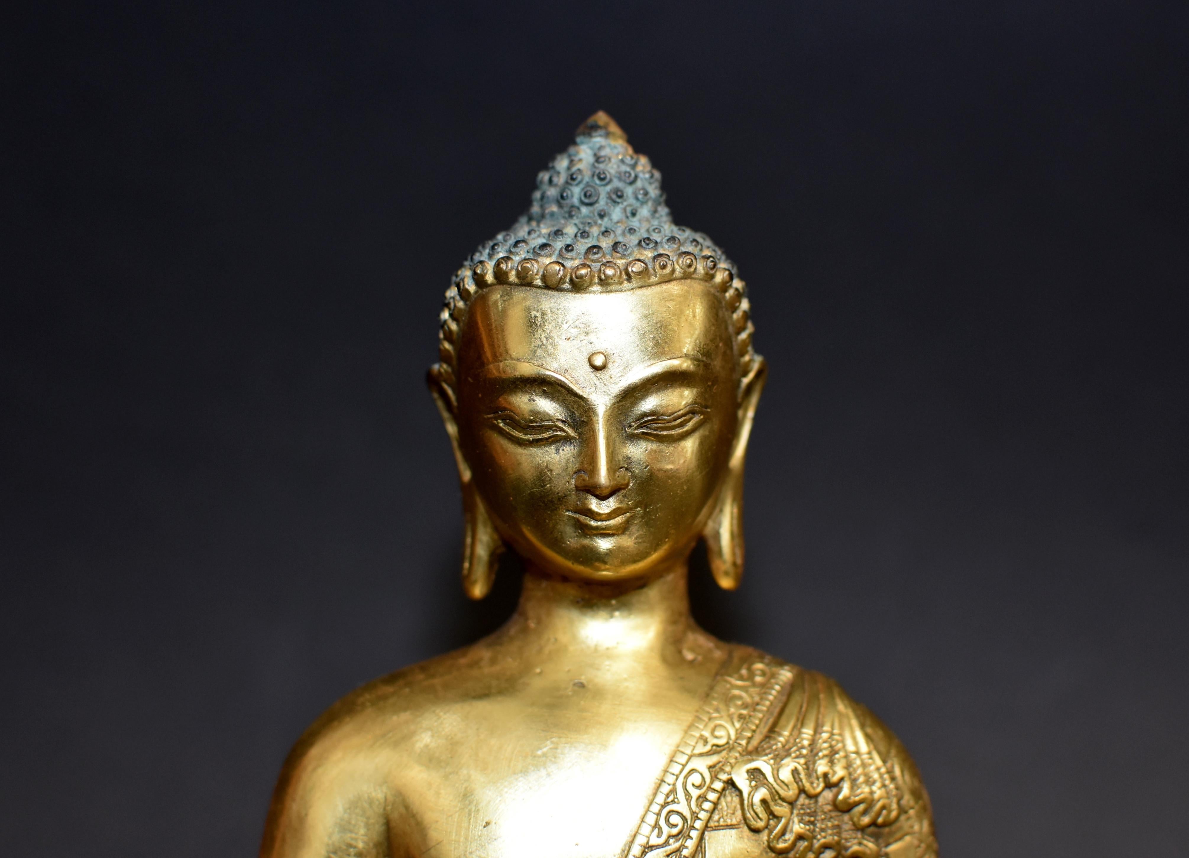 Chinese Gilt Bronze Young Sakyamuni Buddha