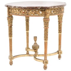 Gilt Carved Side Table