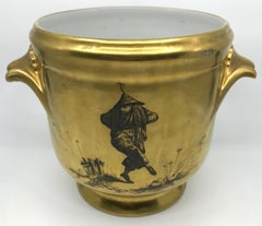 Gilt Chinoiserie Cachepot
