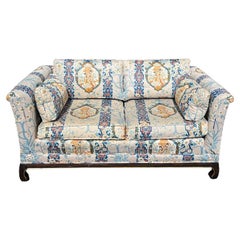 Vintage Gilt Chinoiserie Sofa Couch Loveseat by Broyhill and Lenoir Chair Company