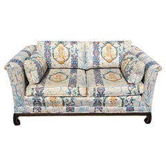 Gilt Chinoiserie Sofa Couch Loveseat by Broyhill and Lenoir Chair Company 