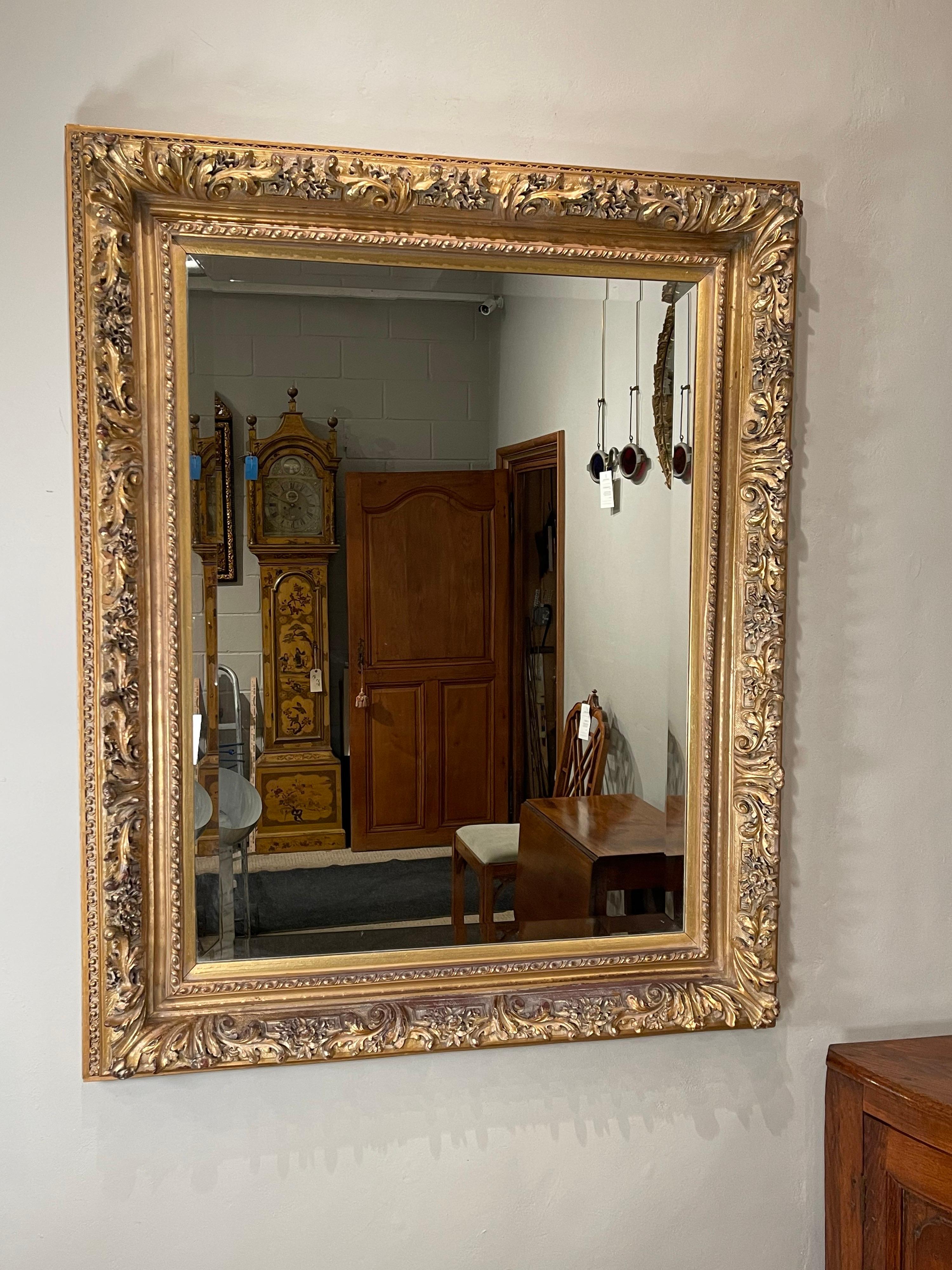 French Gilt-Composition Mirror
