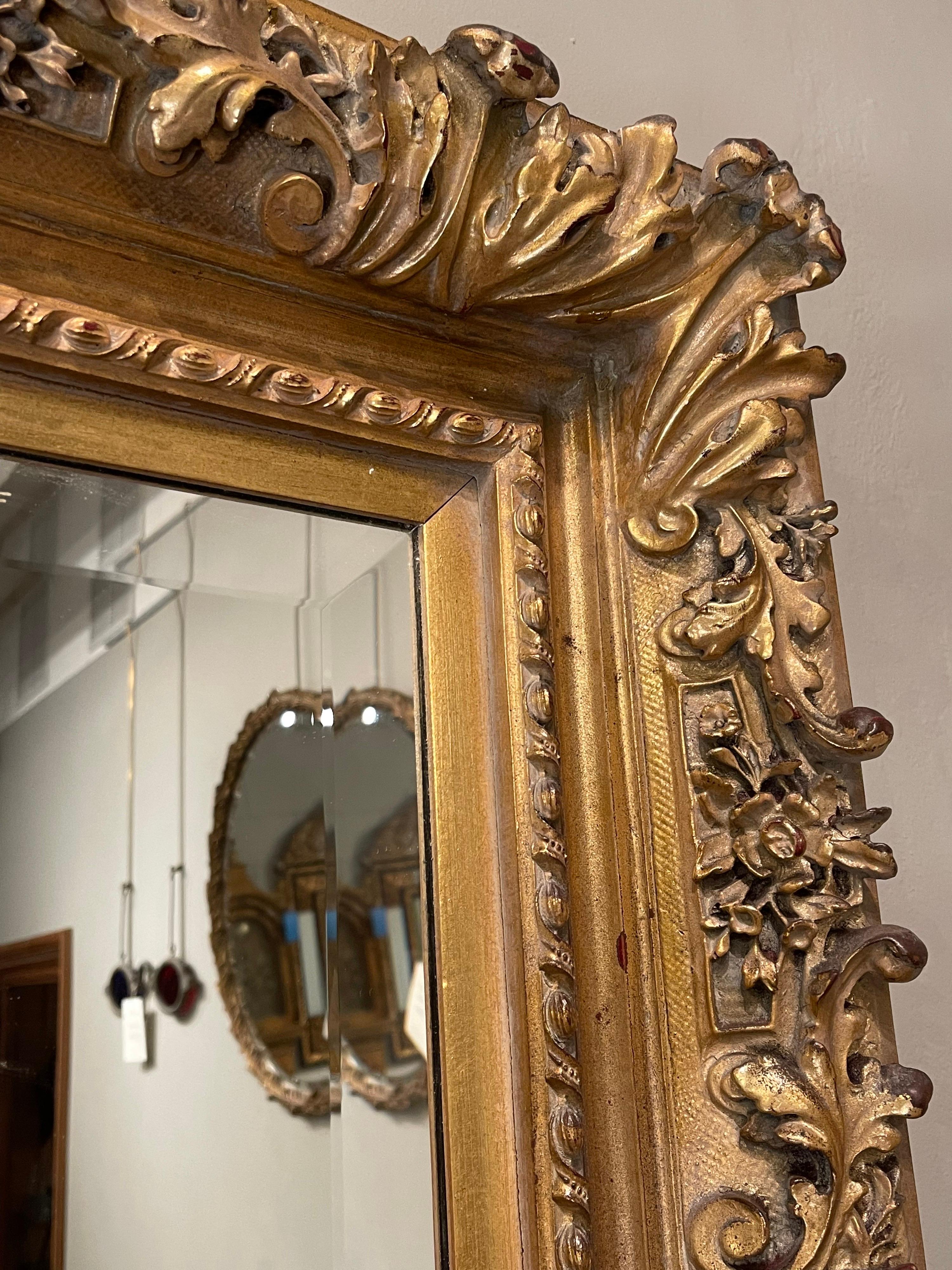Gilt-Composition Mirror In Good Condition In New York, NY