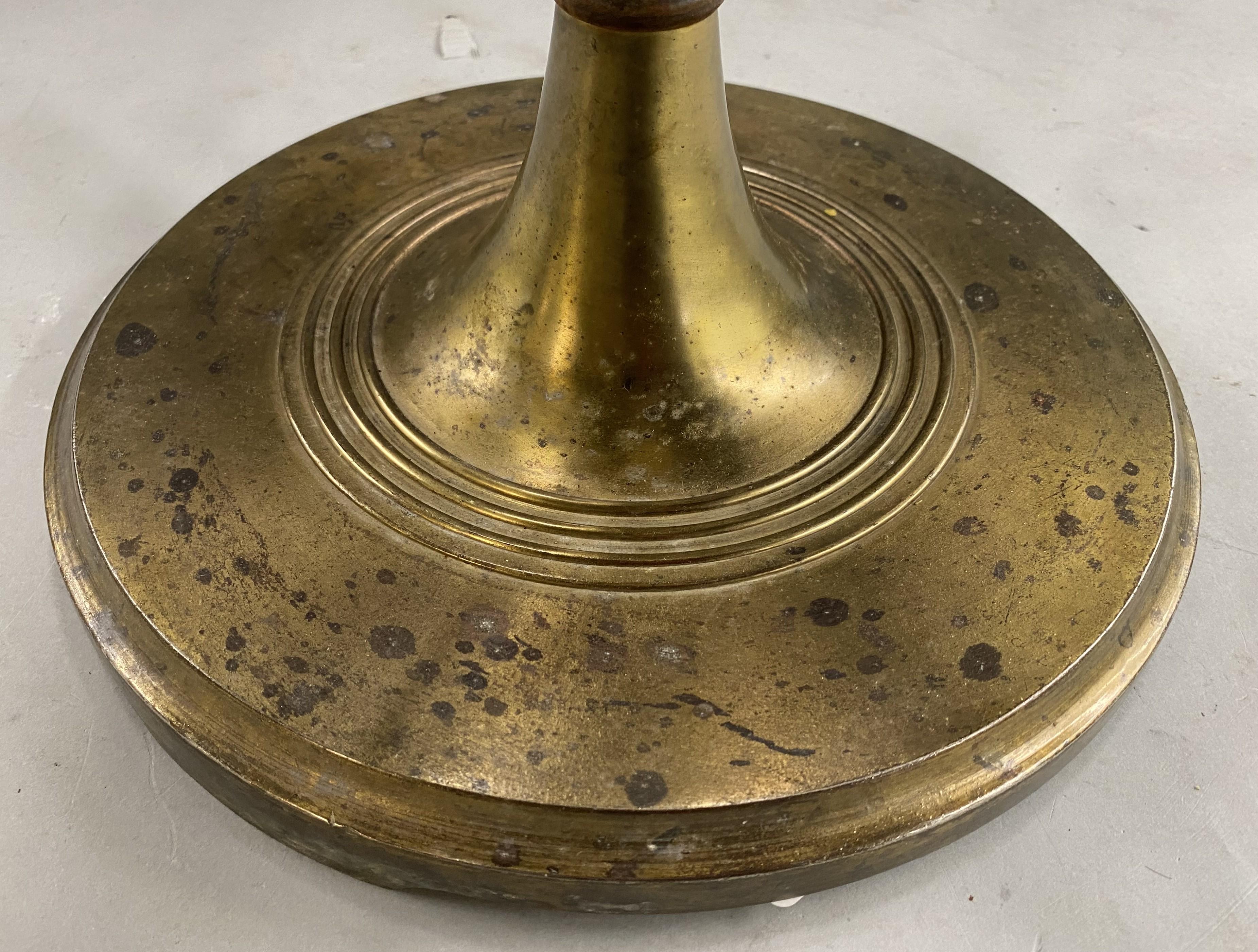 Gilt Copper Eagle Weather Vane with Directional and Later Stand For Sale 8