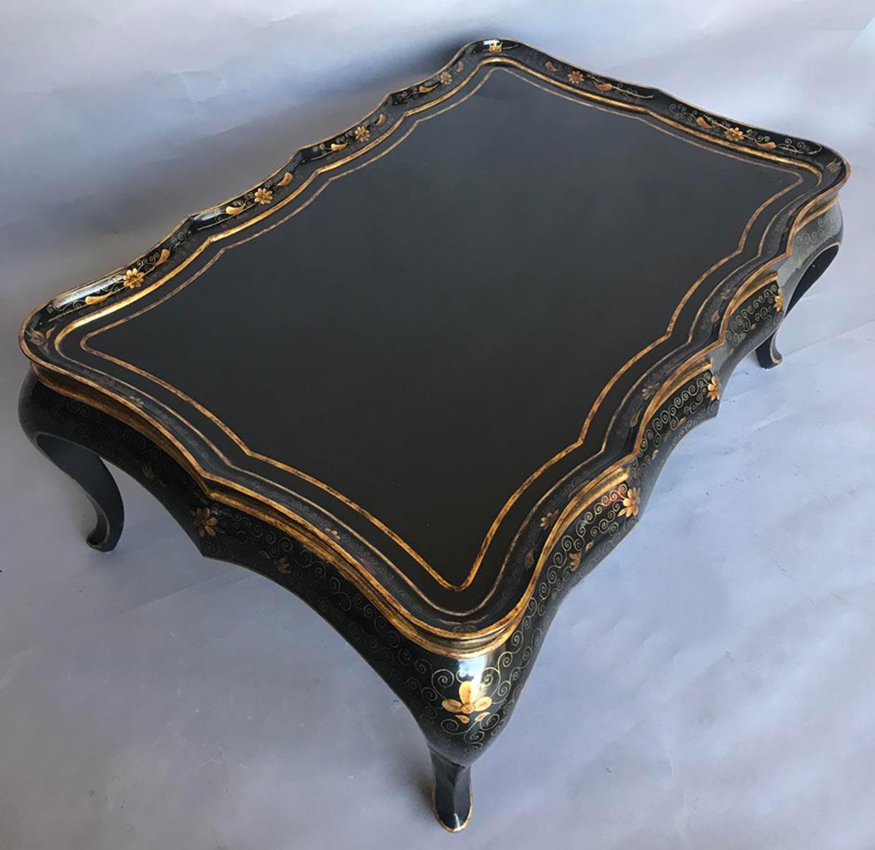 Chinese Gilt Decorated Coffee Table