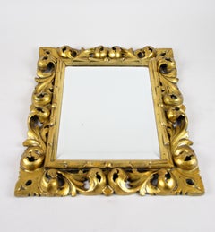 Gilt Florentine Wall Mirror Hand Carved, Austria, circa 1880
