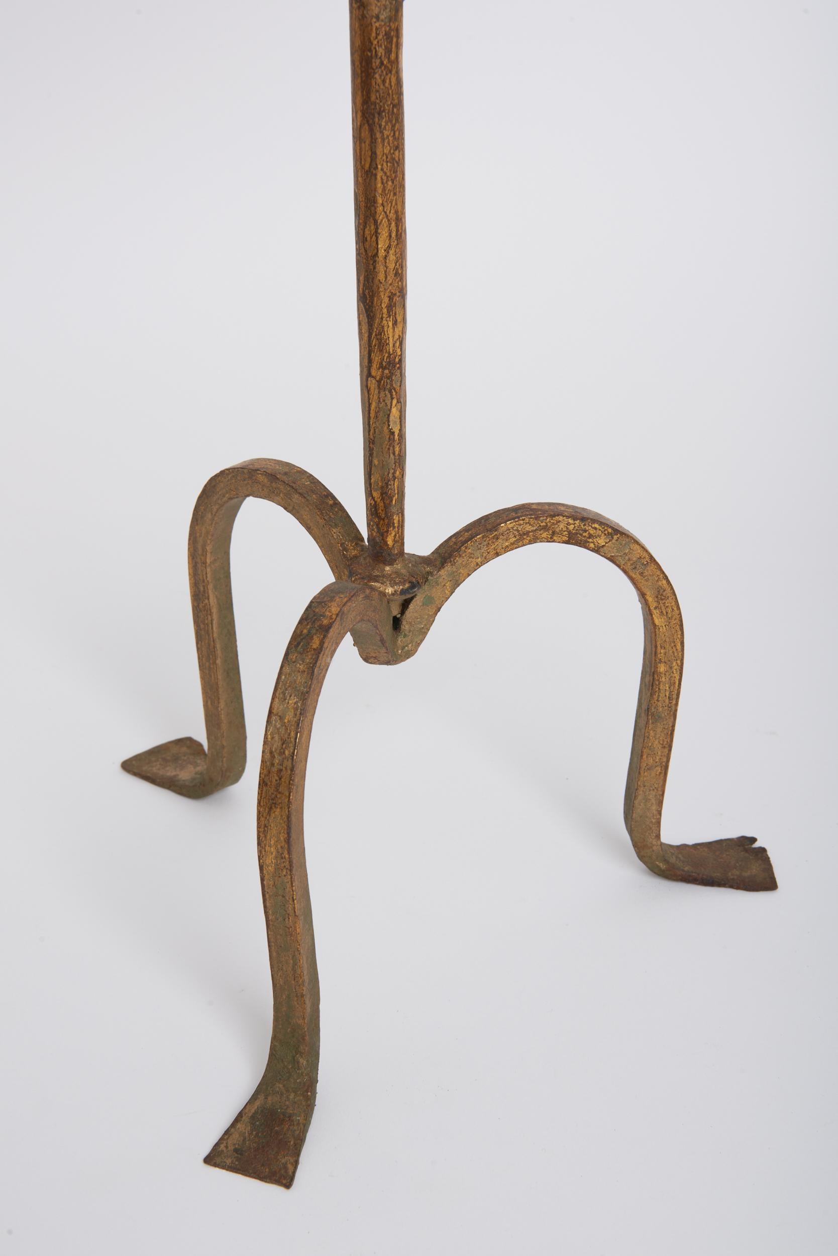 Spanish Gilt Forged Iron Martini Table