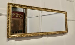 Gilt Frame Long Wall Mirror This is a Charming and Elegant Piece