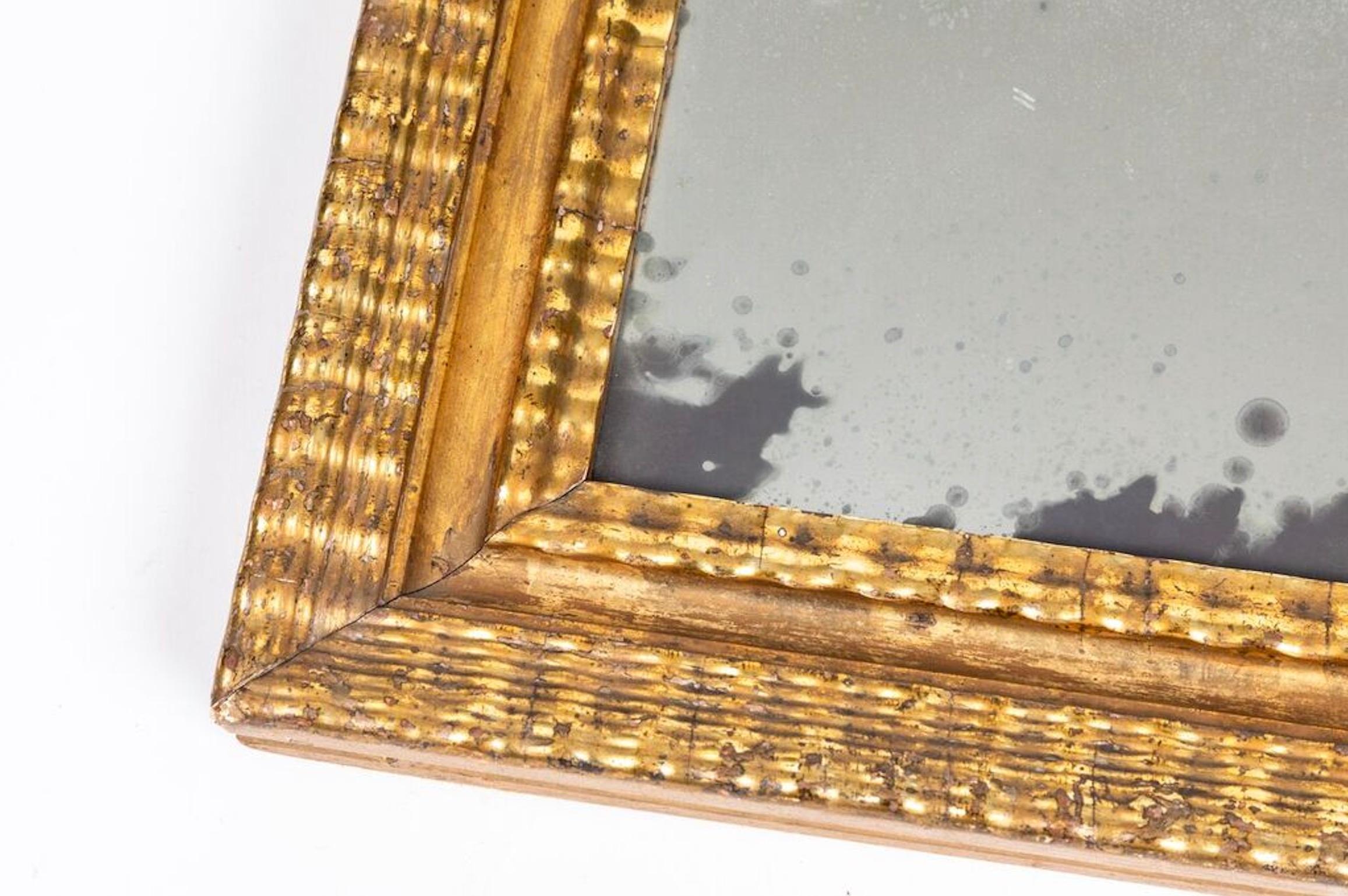 18th Century and Earlier Gilt Framed Baroque Mirror