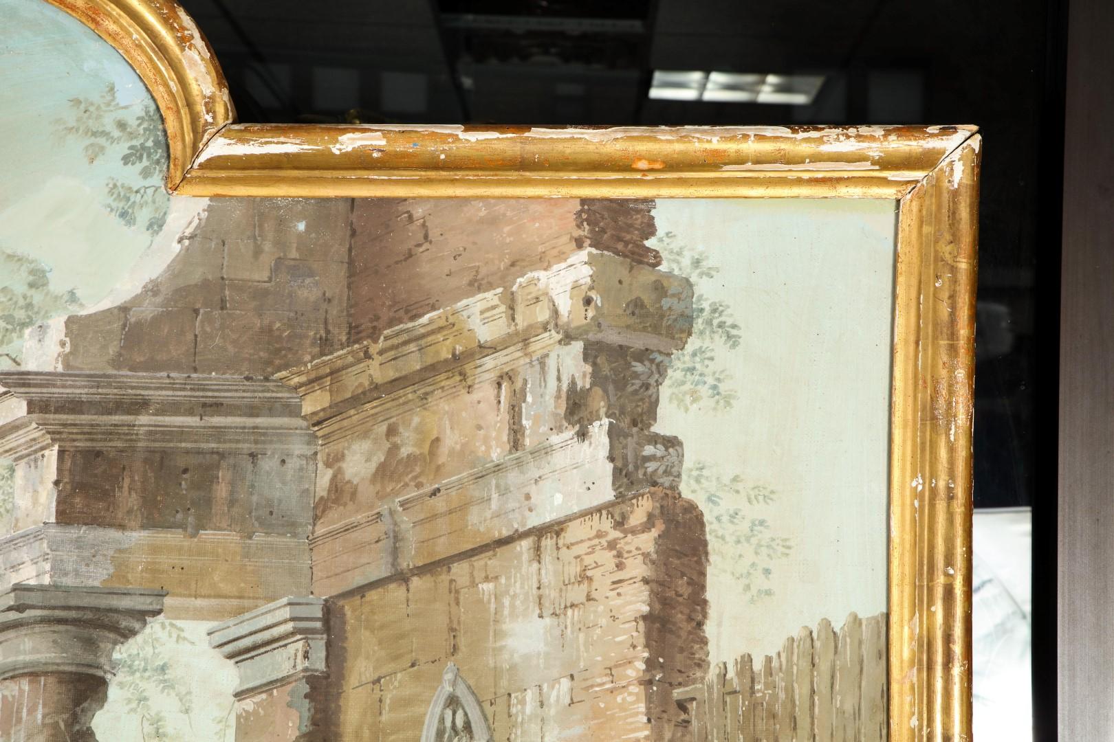 19th Century Gilt Framed Capriccio