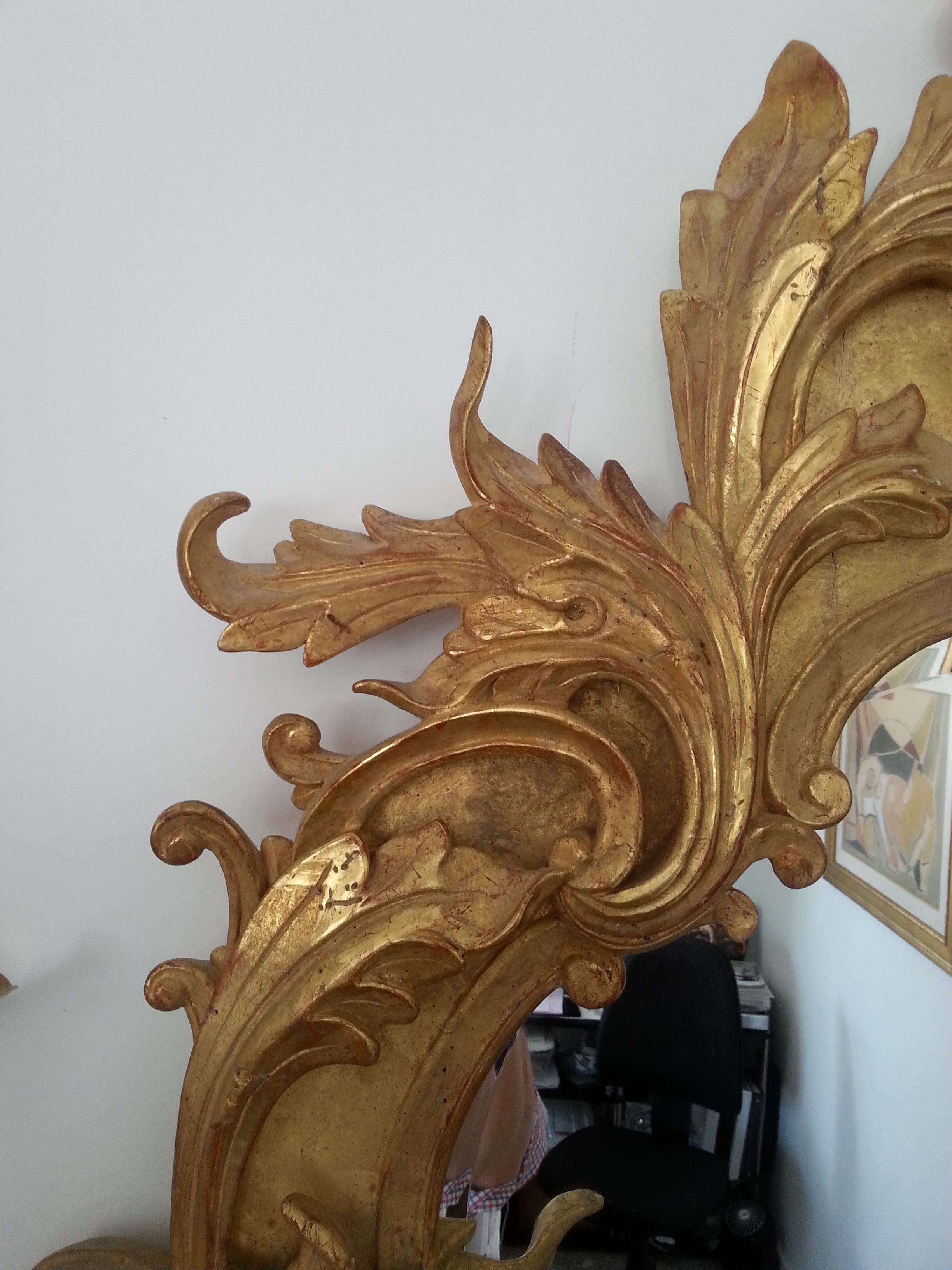 Neoclassical Gilt Gold Mirror