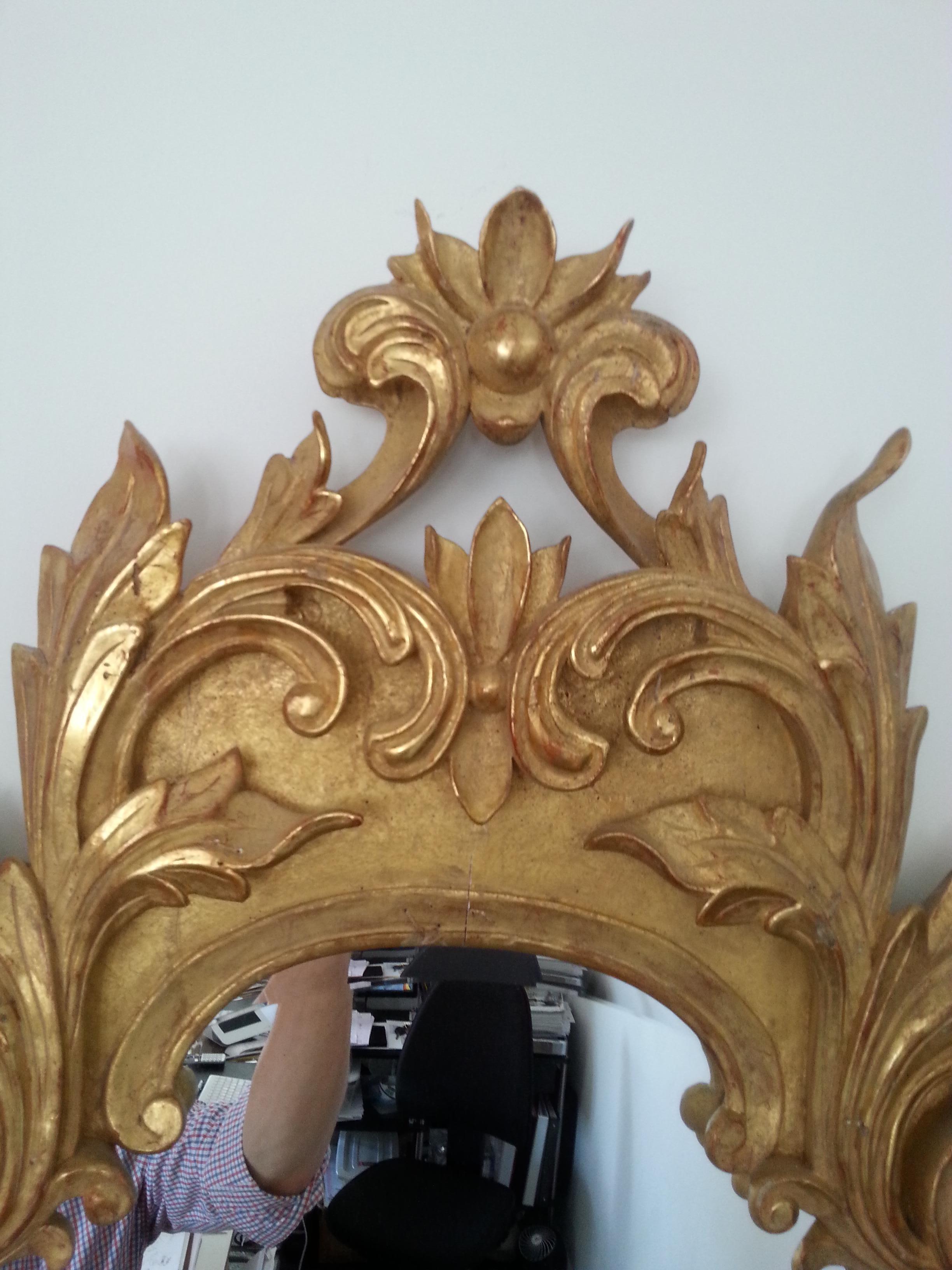 Italian Gilt Gold Mirror
