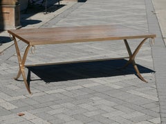 Gilt Iron Coffee Table by Barbara Barry