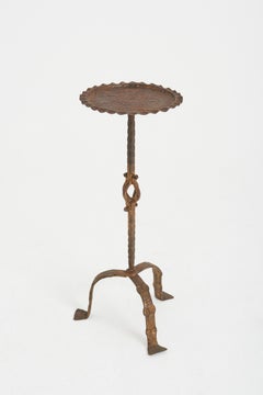 Gilt Iron Martini Table