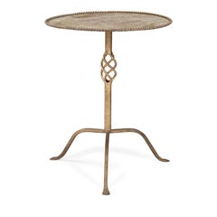 Gilt-Iron Martini Table