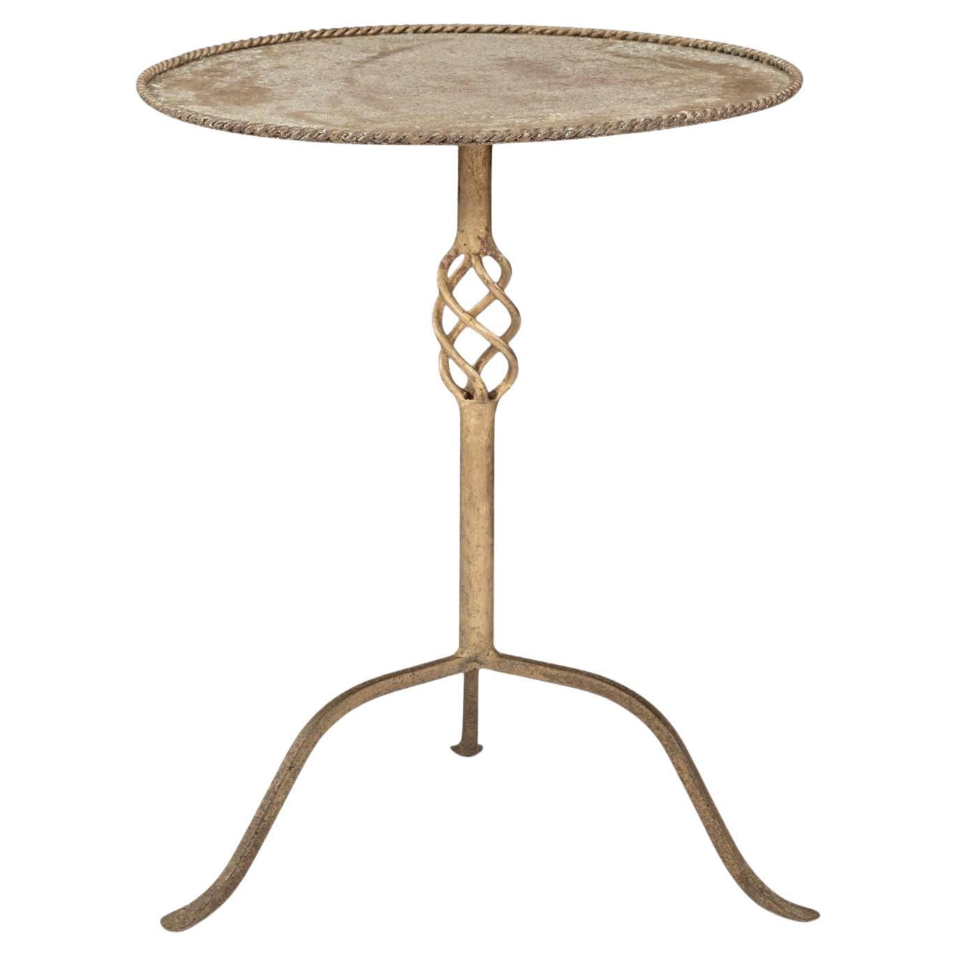 Gilt-Iron Martini Table