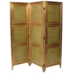 Vintage Gilt Italian Florentine Screen