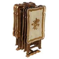 Gilt Italian Florentine Tray Tables